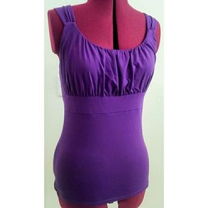 Ann Taylor ruched bust tank